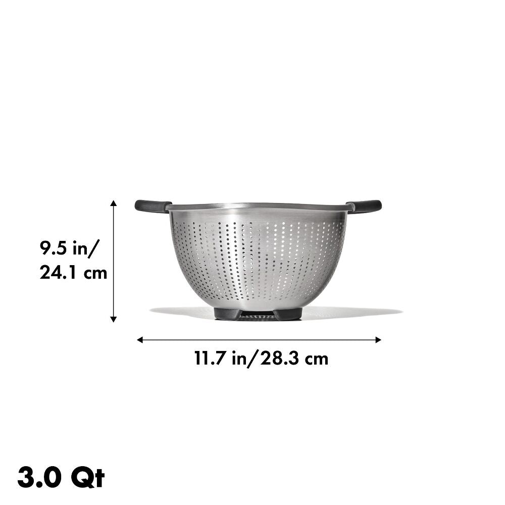Stainless Steel 3 qt./ 2.8L Colander I0