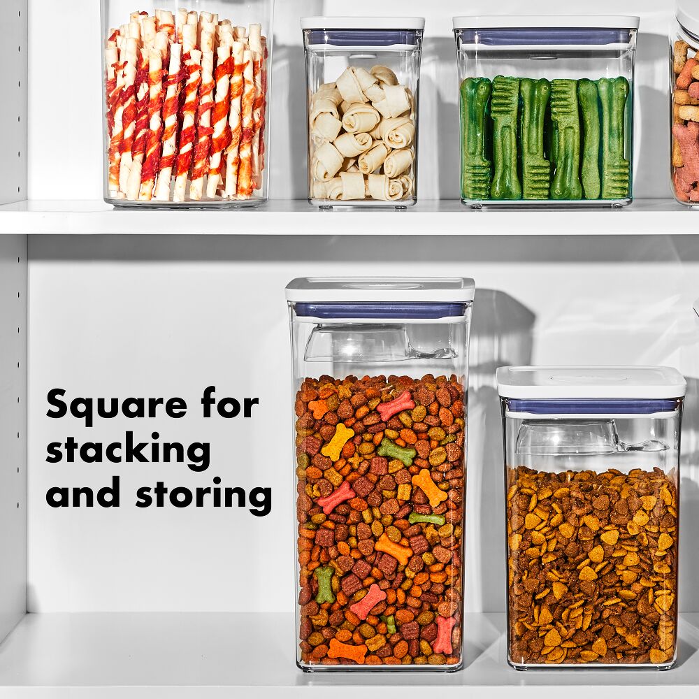 OXO Good Grips Pet POP Container – 4.4 Qt/4.2 L with Scoop I5