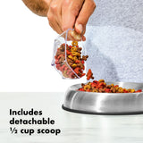 OXO Good Grips Pet POP Container – 6.0 Qt/5.7 L with Half Scoop X3
