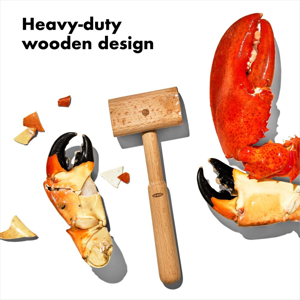 Wooden Seafood Mallet W6