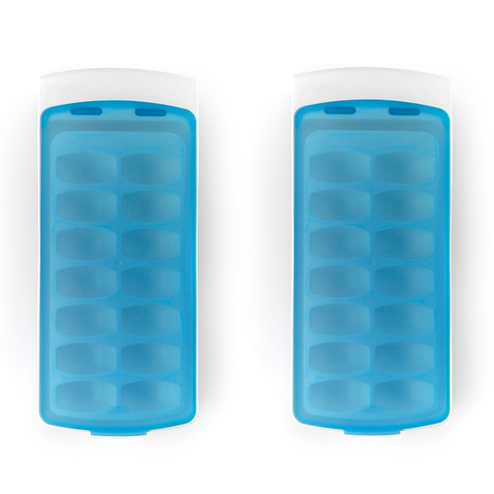 No-Spill Ice Cube Tray - 2 Pack V1