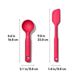 Silicone Cookie Scoop & Small Spatula Set D3