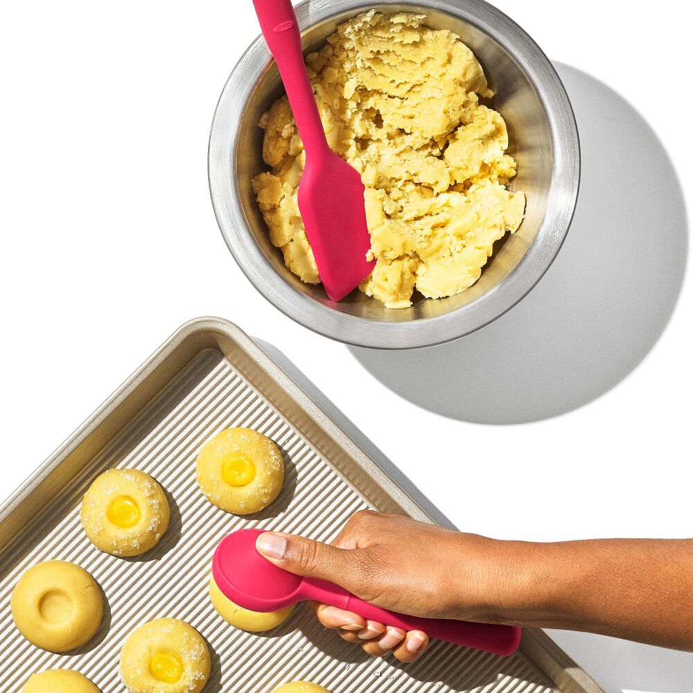 Silicone Cookie Scoop & Small Spatula Set D3