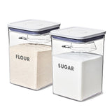 8-Piece Prelabeled Baking POP Container Set B3