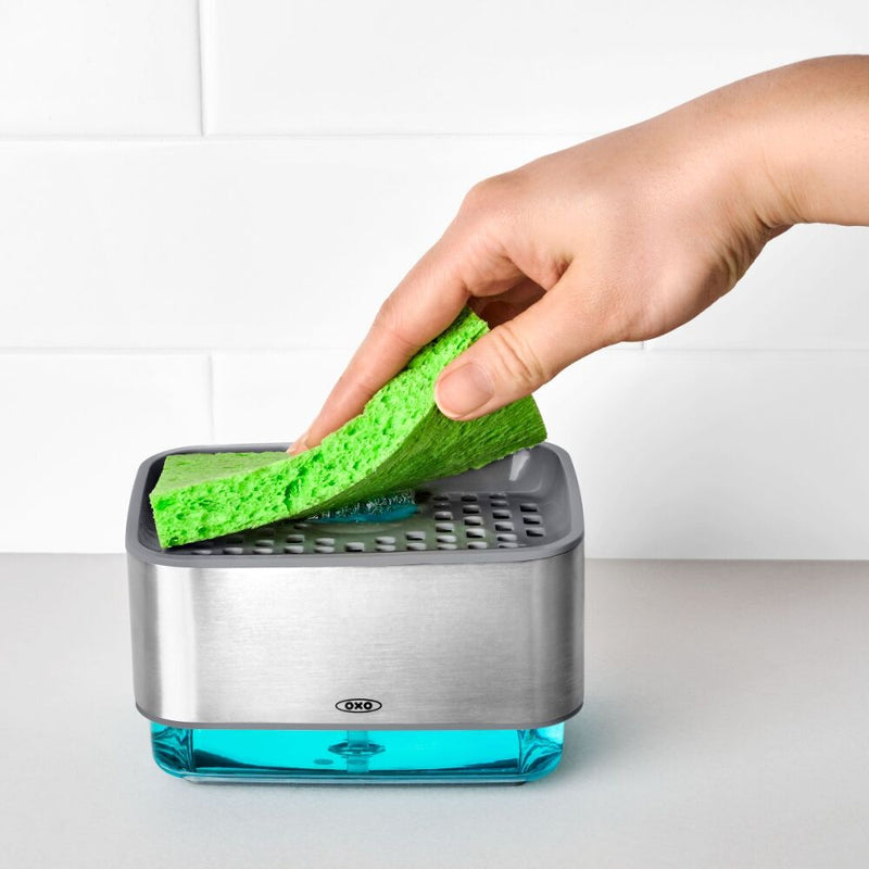 Soap Dispensing Sponge Holder B4
