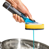 Soap Dispensing Dish Scrub W8