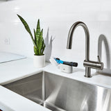 Soap Dispensing Dish Brush Storage Set H3