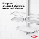 Aluminum 3-Tier Shower Caddy O4