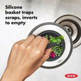 2-in-1 Silicone Sink Strainer with Stopper C6