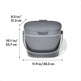 Easy-Clean Compost Bin - 1.75 Gal W7