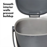 Easy-Clean Compost Bin - 0.75 Gal H1