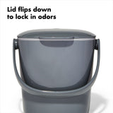 Easy-Clean Compost Bin - 0.75 Gal H1