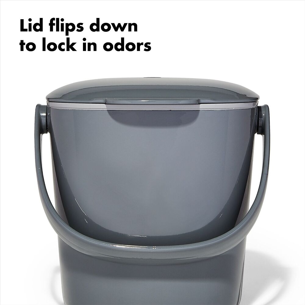Easy-Clean Compost Bin - 0.75 Gal H1