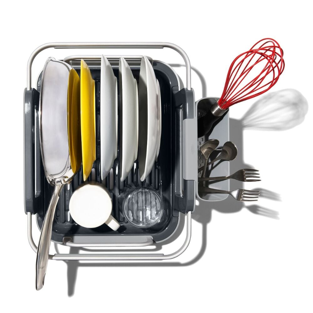 Over-the-sink Aluminum Dish Rack Y2