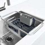 Over-the-sink Aluminum Dish Rack Y2