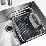 Over-the-sink Aluminum Dish Rack Y2