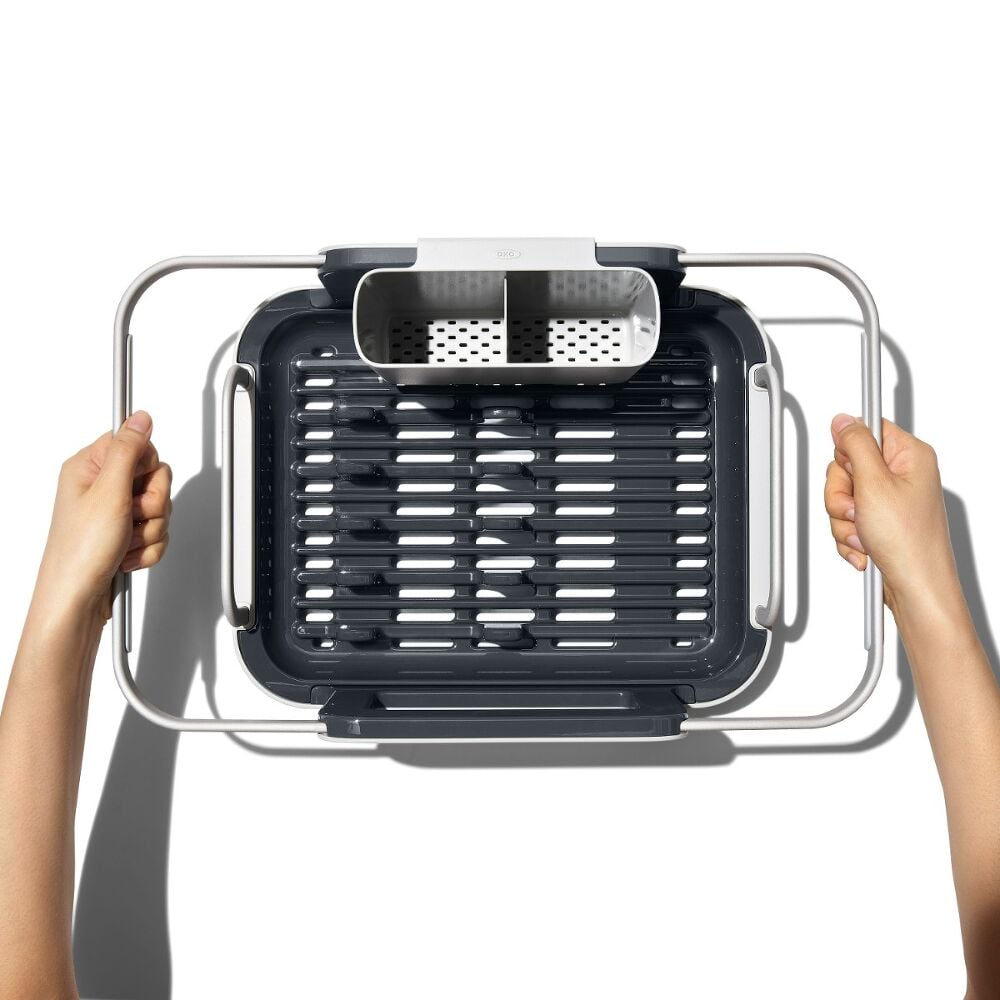 Over-the-sink Aluminum Dish Rack Y2
