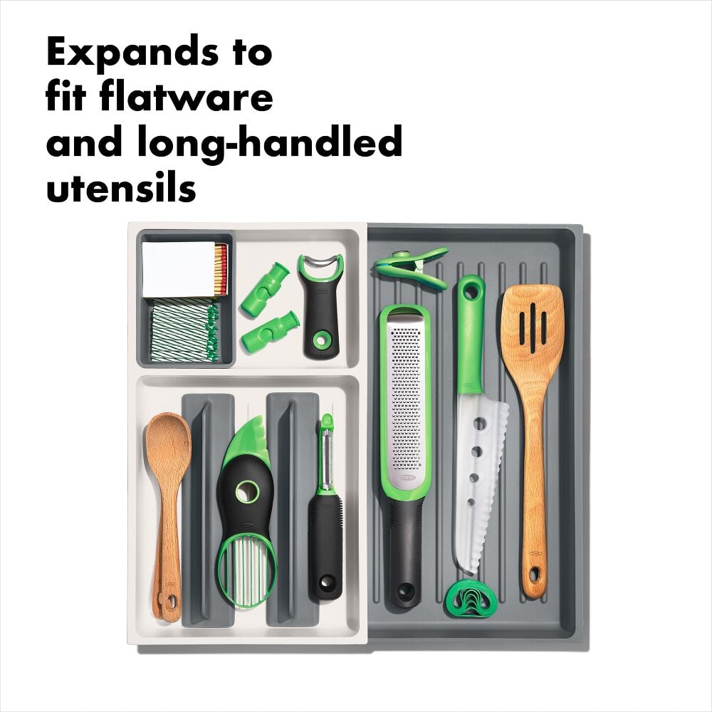 Large Expandable Kitchen Tool Drawer Organizer U9