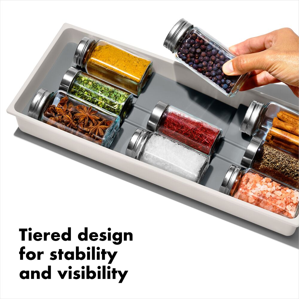 Compact Spice Drawer Organizer Y5