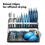 OXO Good Grips Aluminum Fold Flat Dish Rack D4