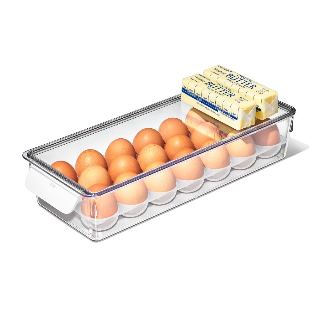 Refrigerator Egg Bin With Removable Tray J7