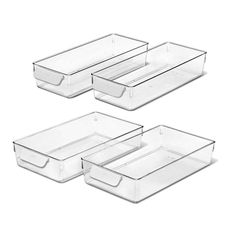 4 Piece Refrigerator Storage Bin Starter Set A3