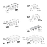 8 Piece Refrigerator Organization Set X4