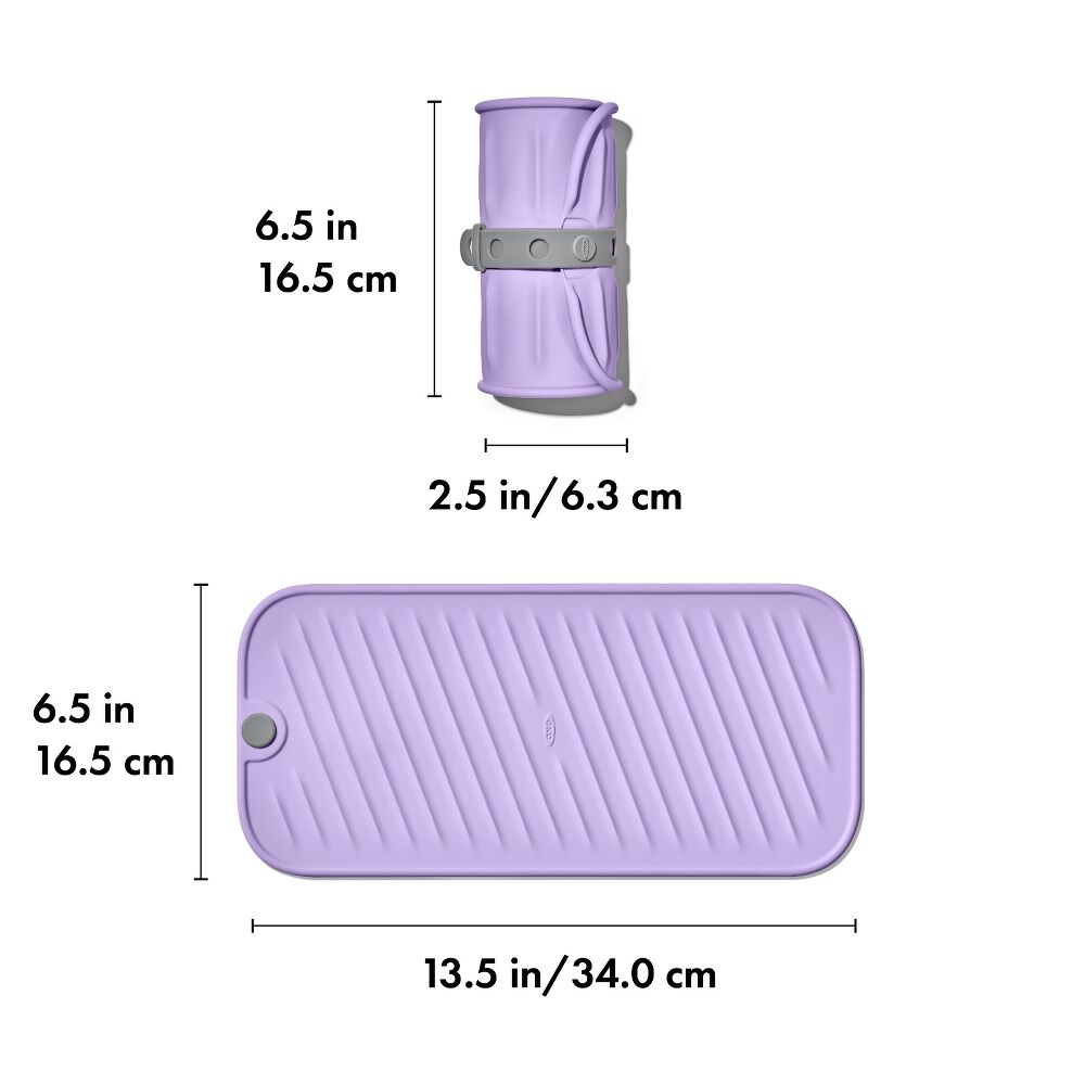 Hot Styling Tool Mat - Lavender O4