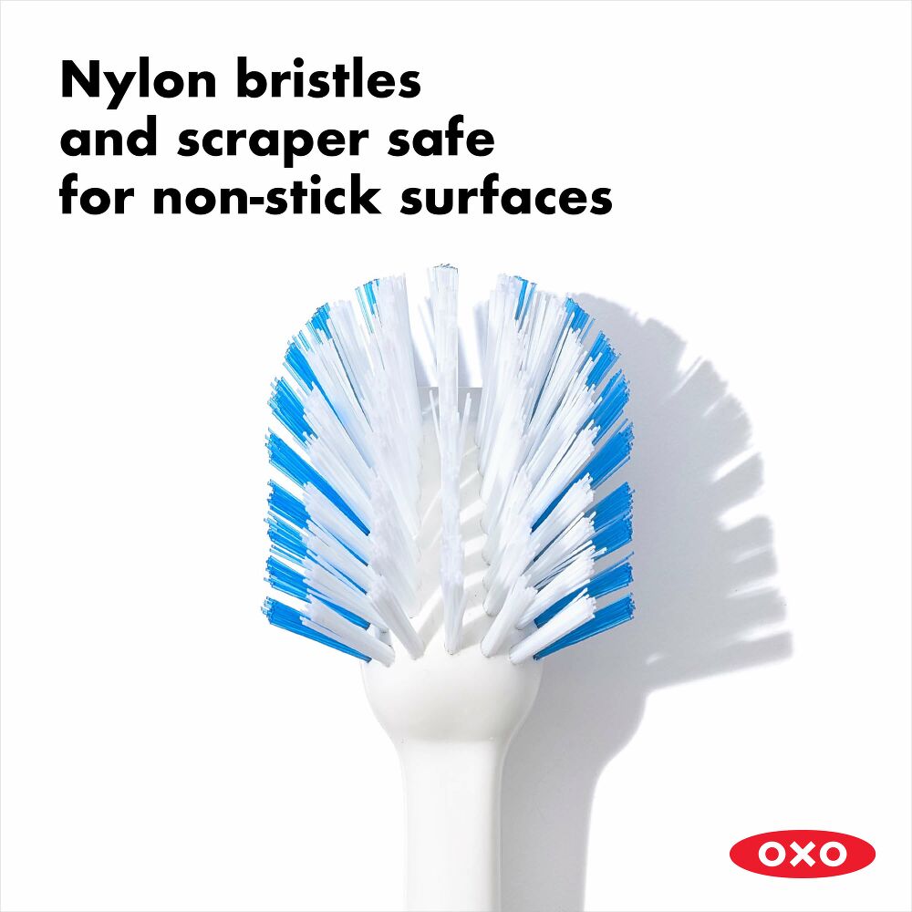 Dish Brush with Scraper A9