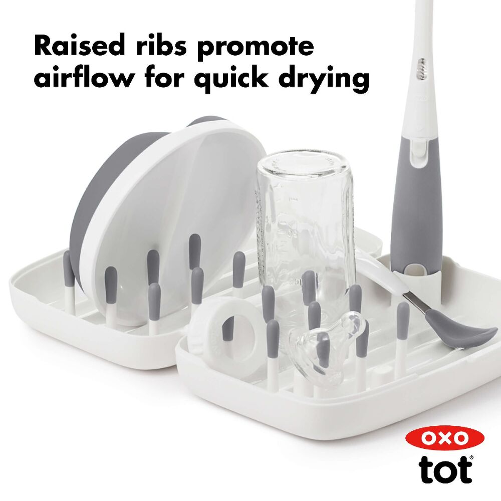 On-the-Go Drying Rack with Bottle Brush Y6