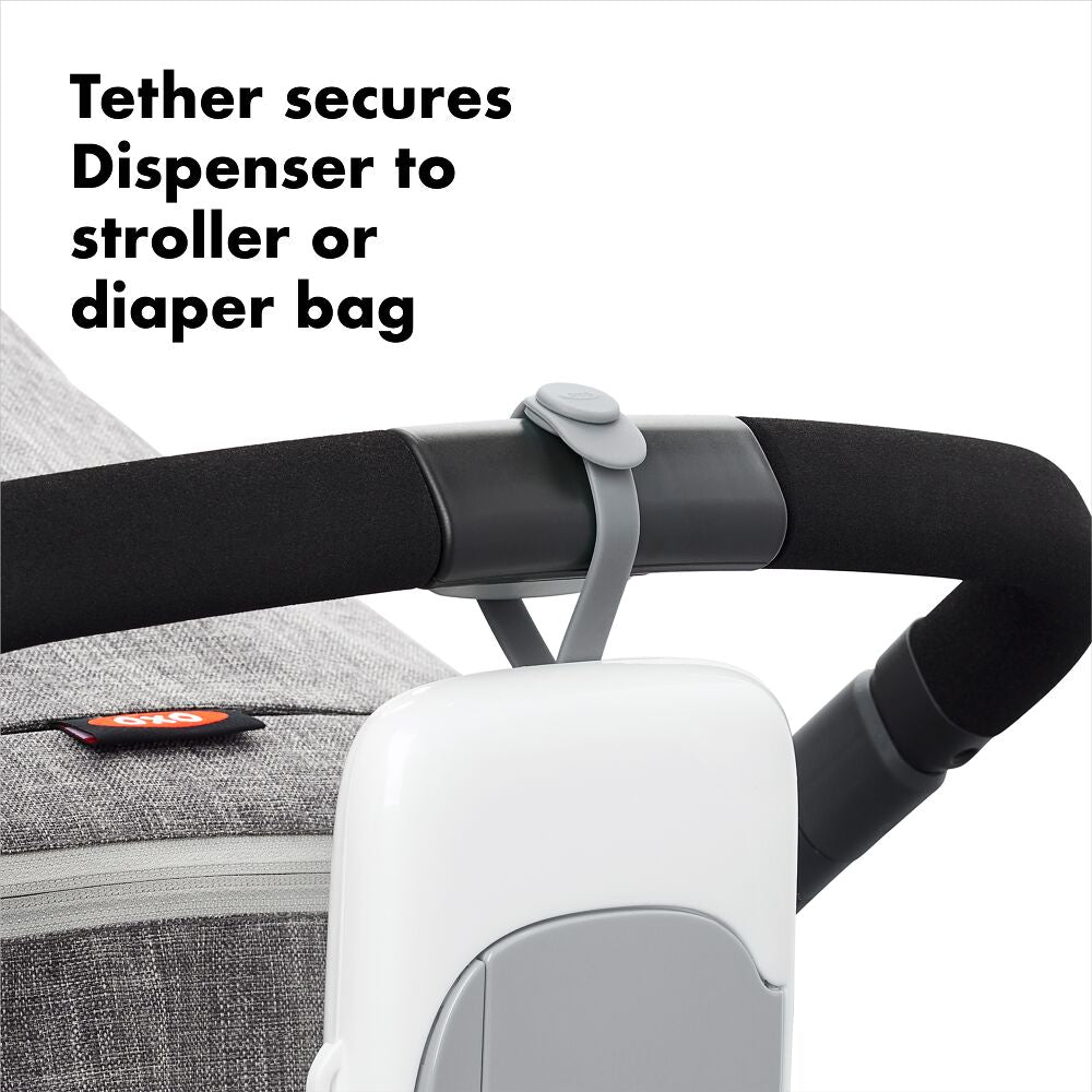 OXO TOT 2-Pack On-the-Go Wipes Dispenser, Gray R0