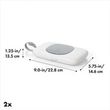 OXO TOT 2-Pack On-the-Go Wipes Dispenser, Gray Q4