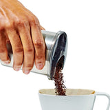Replacement Coffee Grounds Container for Conical Burr Coffee Grinder - Stainless Steel B0
