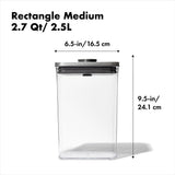 POP Container - Rectangle Medium (2.7 Qt/2.6 L) L2