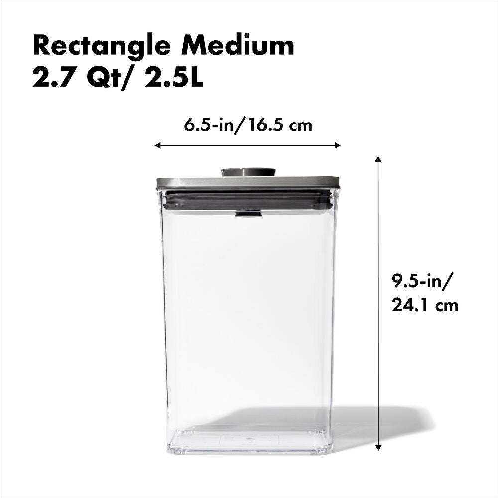 POP Container - Rectangle Medium (2.7 Qt/2.6 L) L2