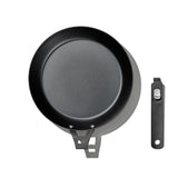 Carbon Steel With Removable Handle 10in Pan K8