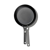 Carbon Steel With Removable Handle 10in Pan V8