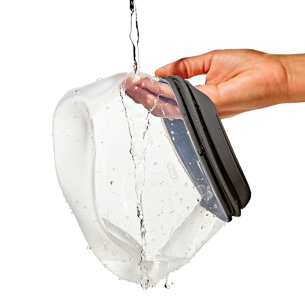 Outdoor Silicone Reusable Stand Up Snack Bag (12 oz) P5