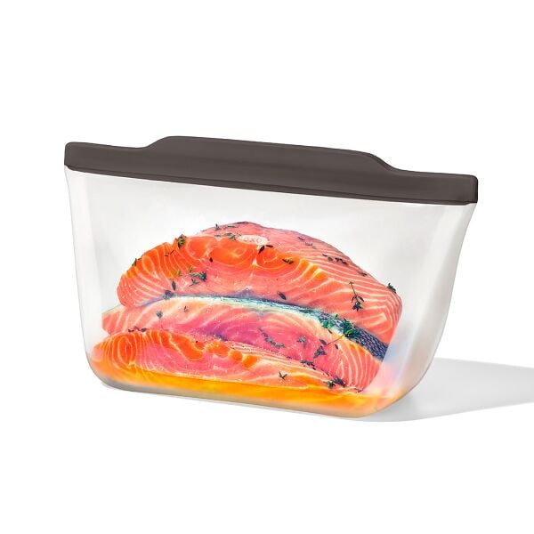 Outdoor Silicone Reusable Stand Up Bag Half Gallon (64 oz) E8