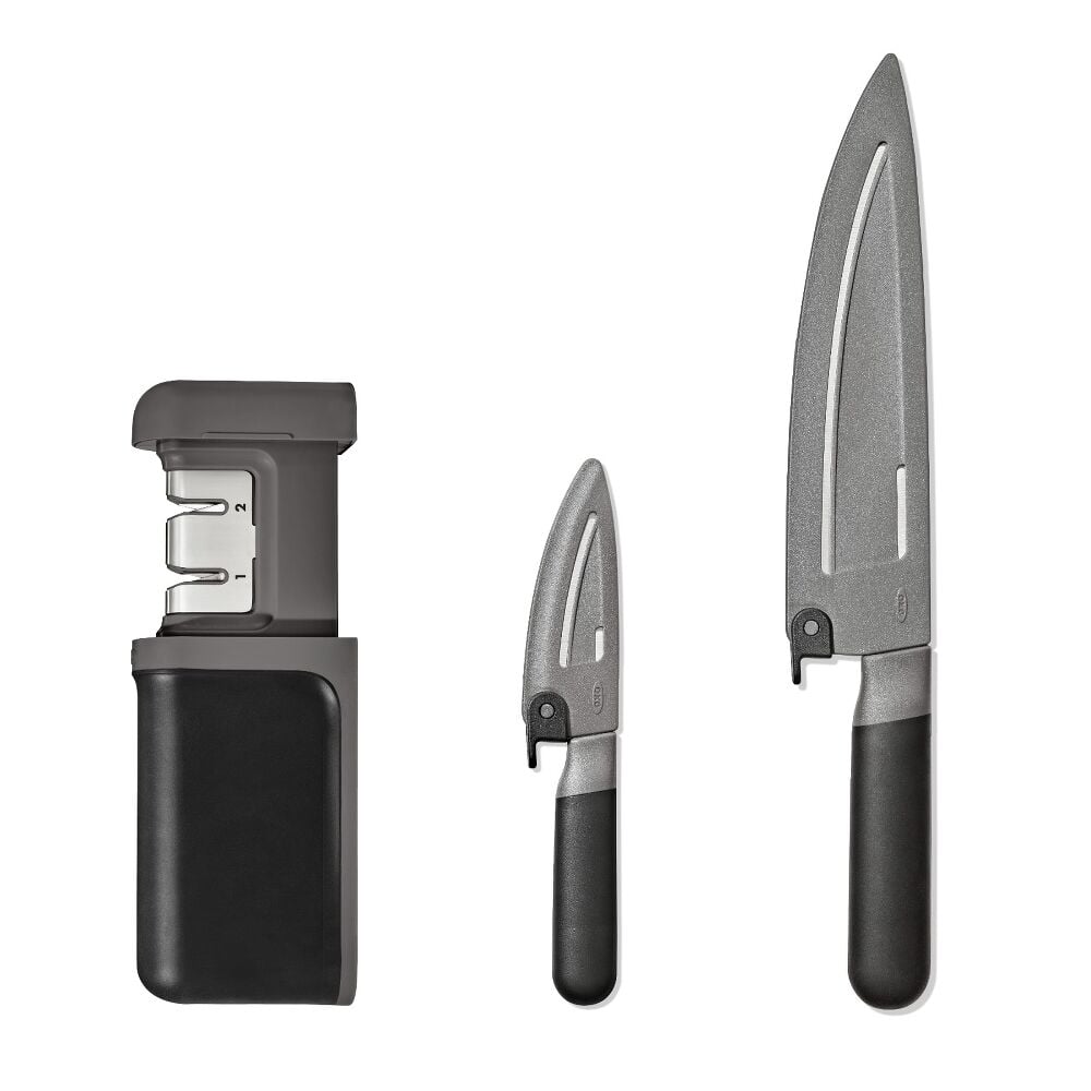 3-Piece Knife & Sharpener Set Y8