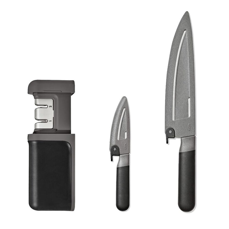 3-Piece Knife & Sharpener Set Y8