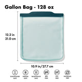 Silicone Reusable Bag - Gallon Bag (128 oz) - Lagoon C3