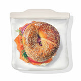 Silicone Reusable Bag -  4 Piece Lunch Set - Oat/Lagoon Z1