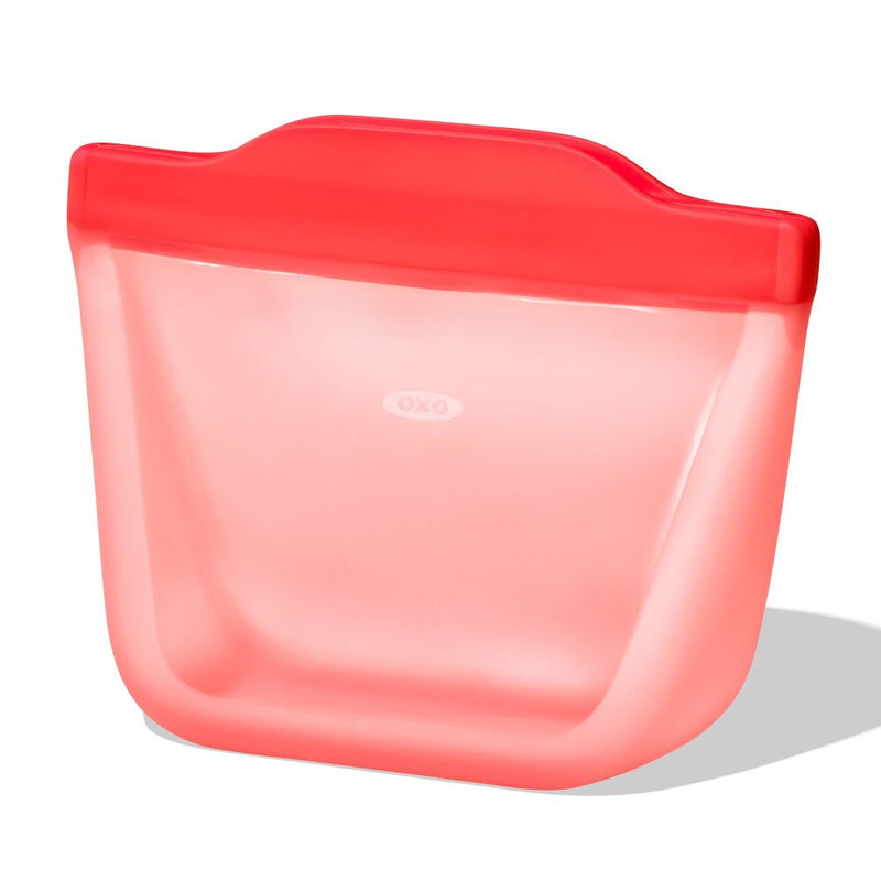 Silicone Reusable Bag - Stand-Up Snack (12 oz) – Watermelon R2
