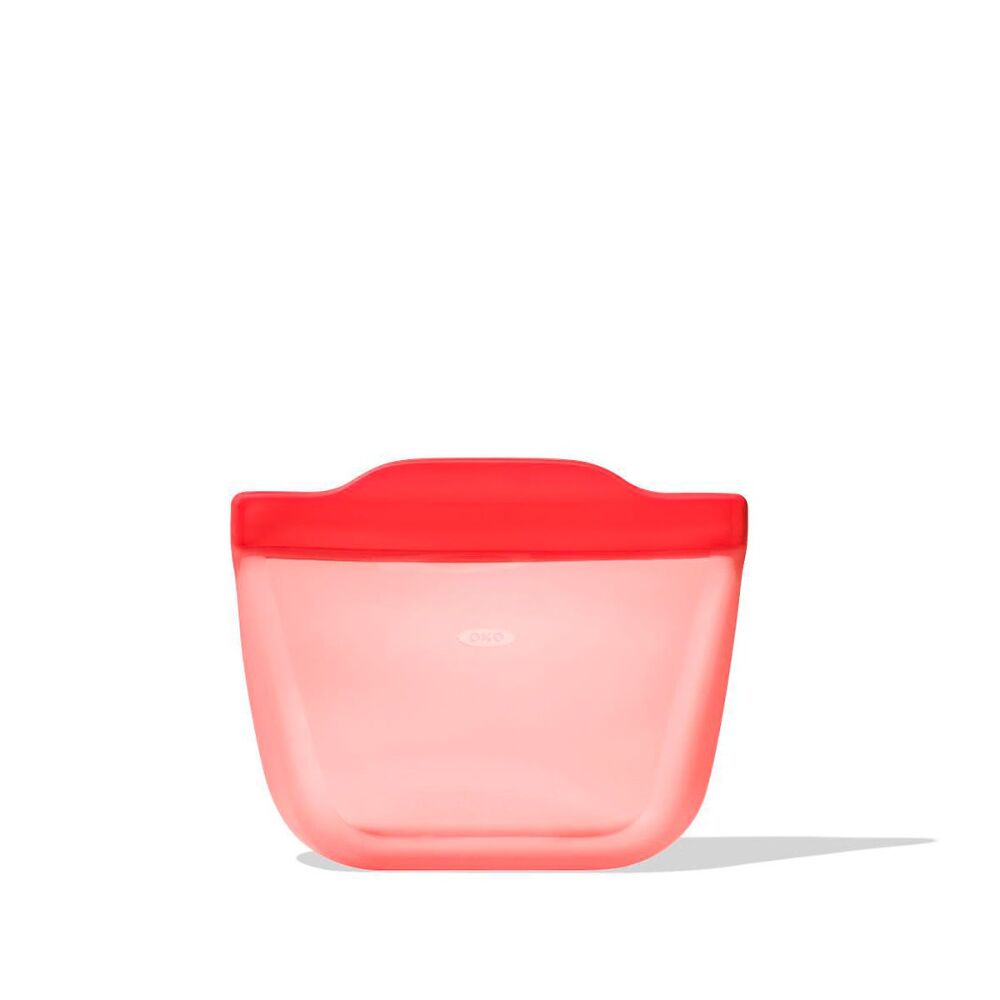 Silicone Reusable Bag - Stand-Up Snack (12 oz) – Watermelon G4