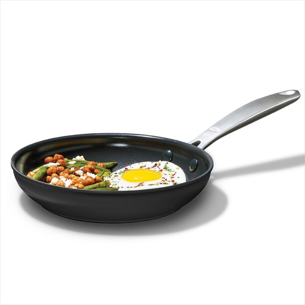 Enhanced Non-Stick 2-Piece Frypan Set — Black L9