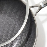 Trident Hybrid Non-Stick Stainless Steel 5 Qt Wok with Lid A9