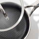 Trident Hybrid Non-Stick Stainless Steel 2.5 Qt Saucepan with Lid Q0