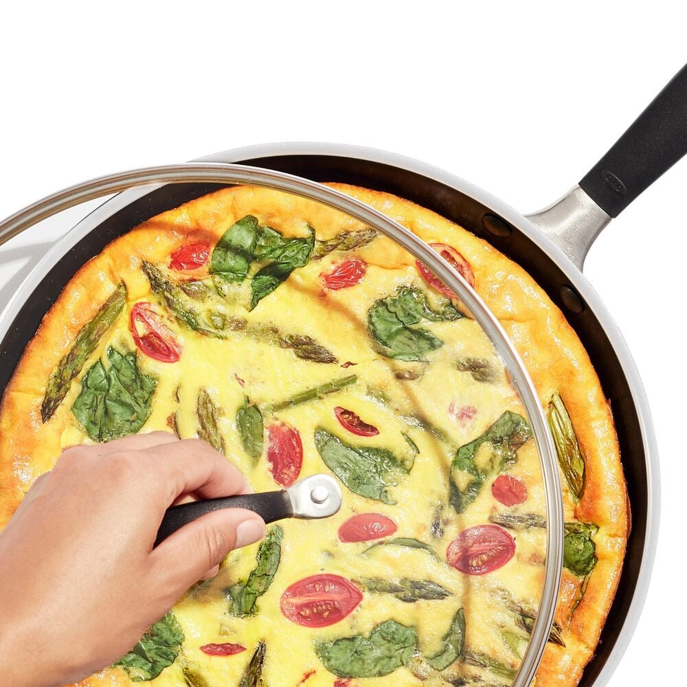 Non-Stick Pro Every Day 12 Inch Frypan with Lid Q2