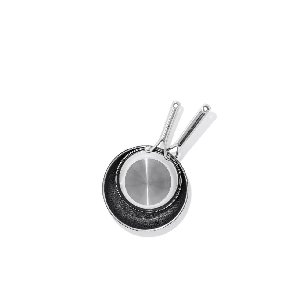 Trident Hybrid Non-Stick Stainless Steel 2-Piece Frypan Set X5